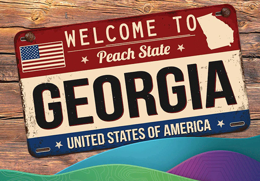 State Plate GA